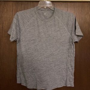 GAP Light Heather Gray Scoop Tee
